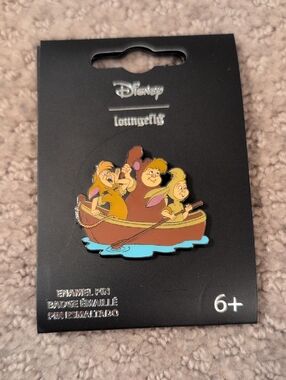 Loungefly Disney The Lost Boys Boat Enamel Pin - Brown, Yellow, Blue